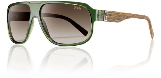 Smith Optics Gibson Green Wood sunglasses