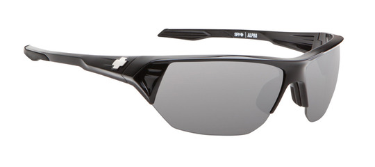 Spy Alpha Black Grey w/ Black Mirror sunglasses