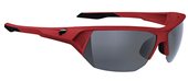 Spy Alpha Matte Red Grey w/ Black Mirror sunglasses