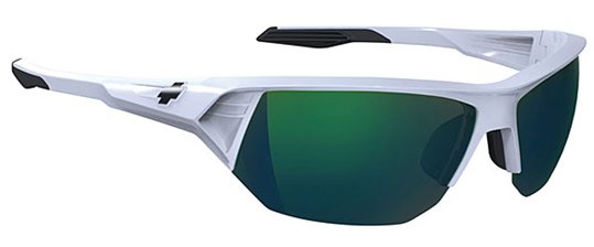Spy Alpha White Bronze w/ Green Spectra sunglasses