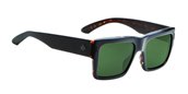 Spy Bowery Matte Black / Tortoise Grey Green sunglasses