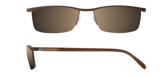 Starck Eyes PL0608 Alux 4 Brun sunglasses