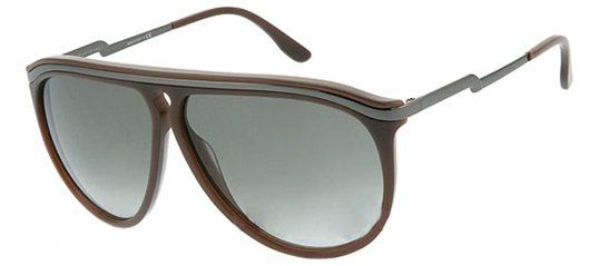 Stella Mccartney SM4001 201911 Caramel Brown Dark Ruthenium Frame/GrayShaded Lens sunglasses