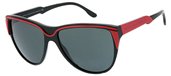 Stella Mccartney SM4006 200587 Black Red Frame/GrayLens sunglasses