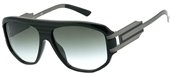 Stella Mccartney SM4012 20018E B Black Dark Ruthenium Frame/GreenShaded Lens sunglasses