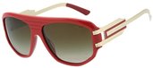 Stella Mccartney SM4012 202113 Red Gold Frame/BrownShaded Lens sunglasses