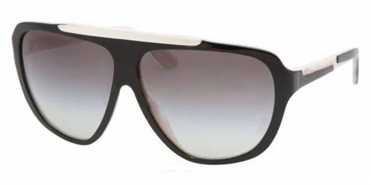 Stella Mccartney SM4018 20088G Top Black On Horn White Frame/GrayGradient Lens sunglasses