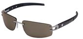 Tag Heuer 0402 L Type LW 201 Alligator Mat Brown Black / Black Pure sunglasses