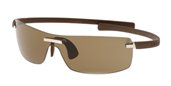 Tag Heuer 5104 Zenith 202 Zenith Model With Havana Temple And Brown Lens sunglasses
