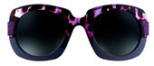 Theo Beech 23 Tortoise Purple sunglasses