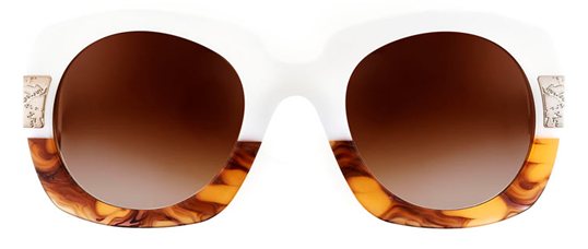 Theo Beech 9 White sunglasses