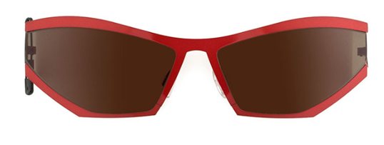 Theo Coris 36 Hot Red Shine sunglasses
