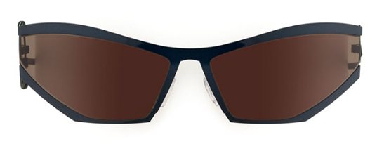 Theo Coris 64 Blues Green Shine sunglasses