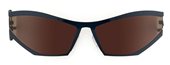 Theo Coris 64 Blues Green Shine sunglasses