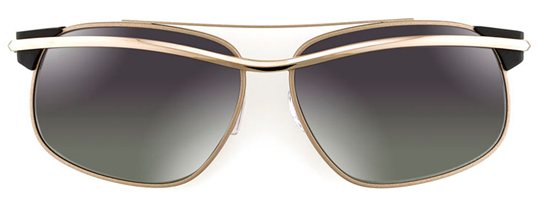 Theo Le Sabre 9 Gold Green sunglasses