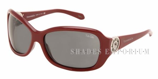 Tiffany TF4003B 80313F DARK RED/SMOKE GRAY sunglasses