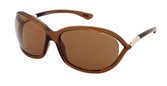 Tom Ford FT0008 Jennifer 48H Dark Shiny Brown sunglasses