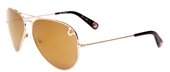 True Religion Jeff Gold w/Gold Flash Gradient Lens sunglasses