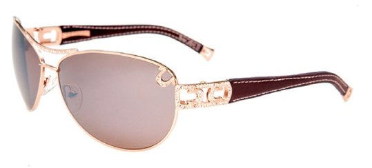 True Religion Sierra Rose Gold w/ Rose FL Lens sunglasses