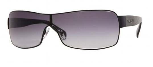 Versace VE2071 10098G Black Gray Gradient sunglasses