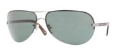 Versace VE2117 126871 Brushed Gunmetal Green sunglasses