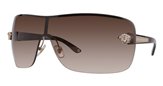 Versace VE2119 100213 Dark Havana Gold/Brown Shaded sunglasses