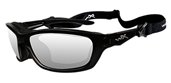 Wiley X Brick 853 Clear/GlossBlack sunglasses