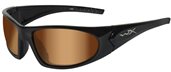Wiley X Zen ACZEN01 Bronze Flash (crimson Brown)/GlossBlack sunglasses