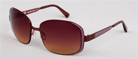 Zero G Jones Beach Burgundy snakeskin sunglasses