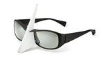 Alain Mikli A05016 01017G Black/Green Mirror Silver sunglasses