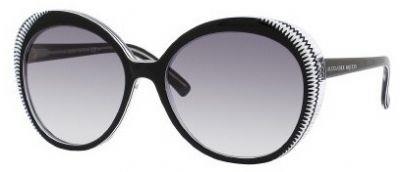 Alexander Mcqueen 4167/S 0L91 Black White Sunglasses
