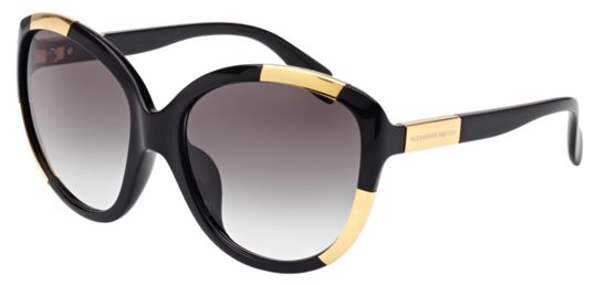 Alexander Mcqueen AM0006SA 001 SMOKE GRADIENT Sunglasses