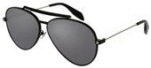 Alexander Mcqueen AM0057S 001 SILVER MIRROR sunglasses