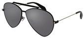 Alexander Mcqueen AM0058S 001 SILVER MIRROR sunglasses