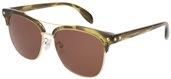 Alexander Mcqueen AM0126SK 004 BROWN sunglasses