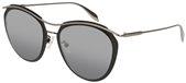 Alexander Mcqueen AM0128SK 001 SILVER GRADIENT+MIRROR sunglasses