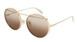 Alexander Mcqueen AM0137SA 001 Gold/Brown Gradient sunglasses