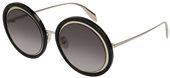 Alexander Mcqueen AM0150S 002 GREY GRADIENT sunglasses
