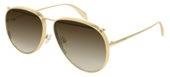 Alexander Mcqueen AM0170S 001 BROWN GRADIENT sunglasses