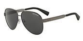Armani Exchange AX2018S 600687 MATTE GUNMETAL/BLACK sunglasses
