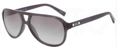 Armani Exchange AX4011 800511 Black Transparent Sunglasses
