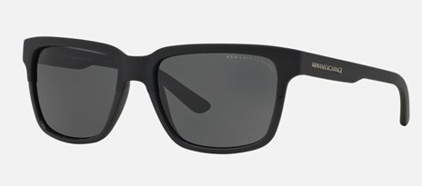 Armani Exchange AX4026S 812287 MATTE BLACK/GLOSSY BLACK Sunglasses