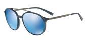 Armani Exchange AX4069SF 823855 blue/blue mirror blue sunglasses