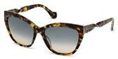 Balenciaga BA0052 55P	coloured havana / gradient green sunglasses