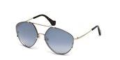 Balenciaga BA0085 33C gold/other / smoke mirror sunglasses