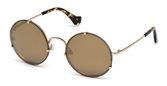 Balenciaga BA0086 33G gold/other / brown mirror sunglasses