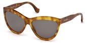 Balenciaga BA0090 53N blonde havana green sunglasses