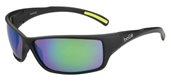 Bolle SLICE 11972 MATTE BLK/GRN POLAR BROWN EMERALD 8 BASE sunglasses