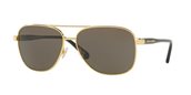 Brooks Brothers BB4042S 16783 gold/smoke solid sunglasses