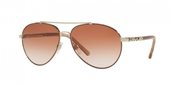 Burberry BE3089 121613 gold/brown gradient sunglasses